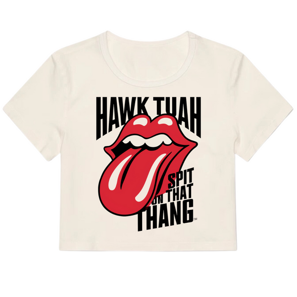 Hawk Tuah tshirt crop top baby tee