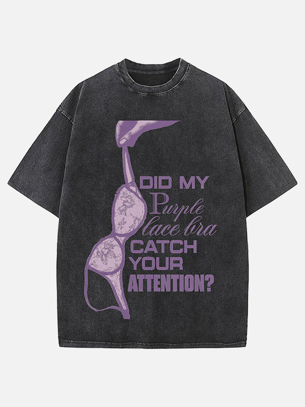 Catch Your Attention Graphic Vintage T-Shirt