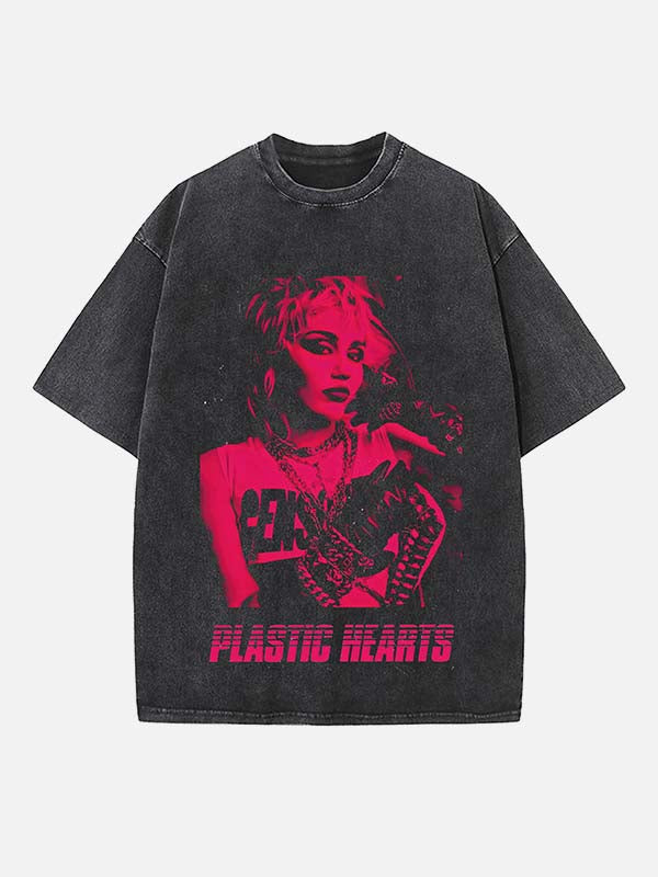 Plastic Hearts Graphic Vintage T-Shirt