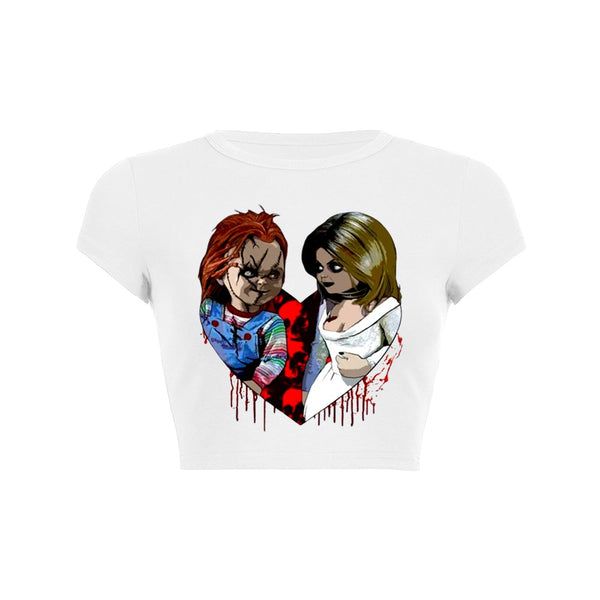 Bloody Romance Crop Top Baby Tee