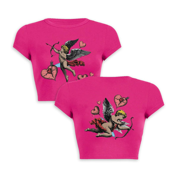 Cupid's Arrow Crop Top Baby Tee